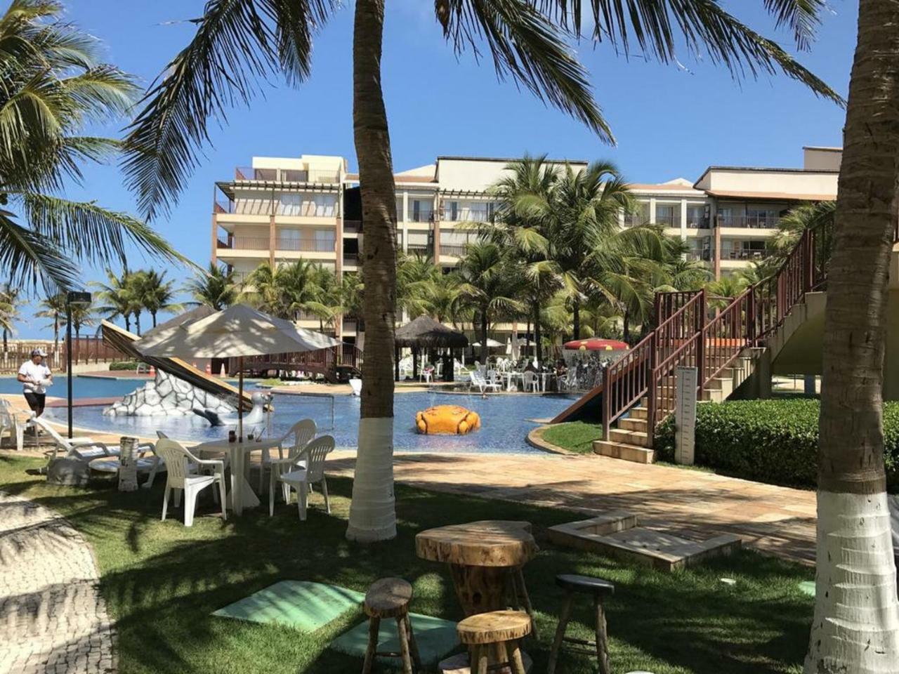 Apartamento Completo No Beach Living Porto Das Dunas - Apto Luxo 阿奎拉兹 外观 照片