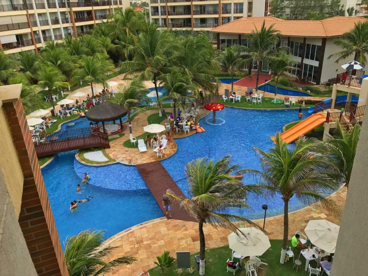 Apartamento Completo No Beach Living Porto Das Dunas - Apto Luxo 阿奎拉兹 外观 照片