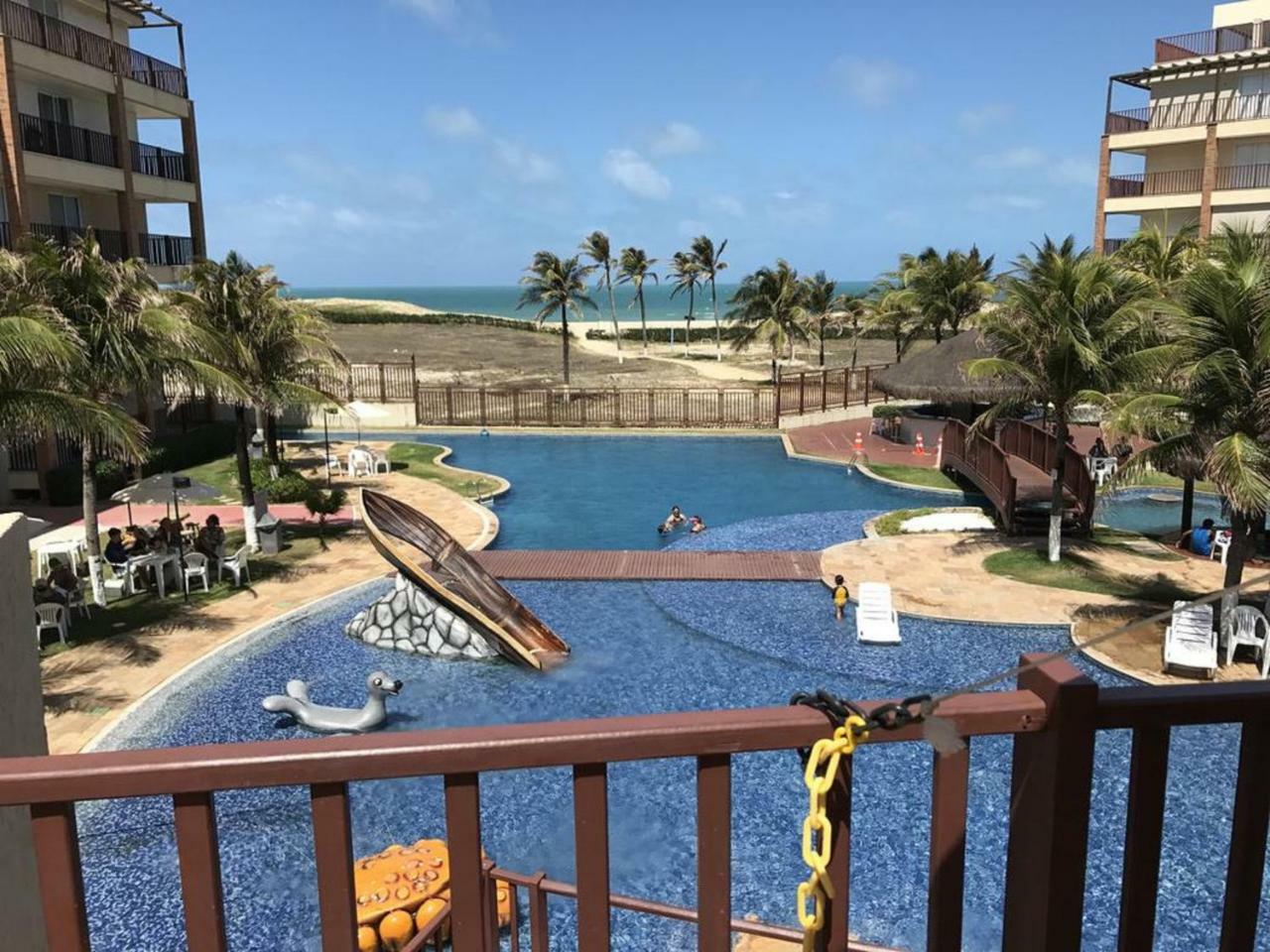 Apartamento Completo No Beach Living Porto Das Dunas - Apto Luxo 阿奎拉兹 外观 照片